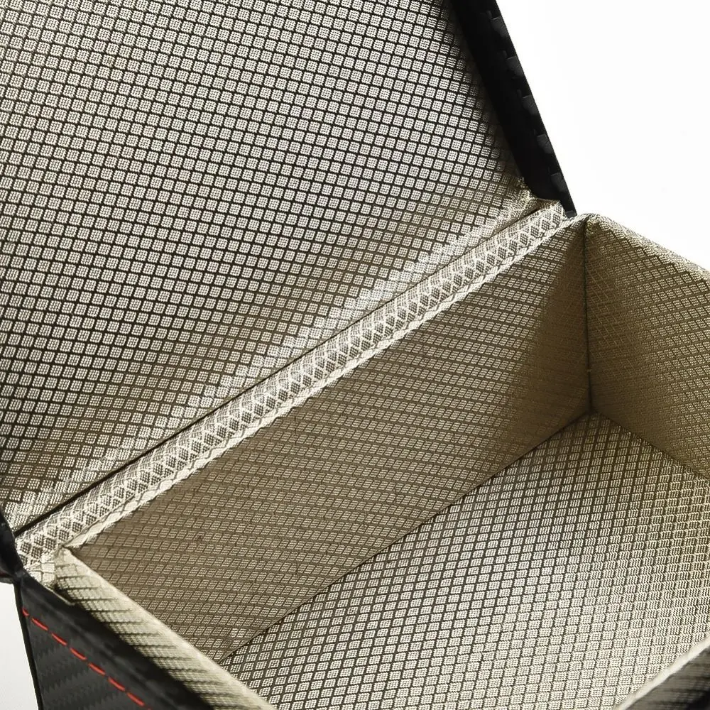 دائم مفتاح فوب حامي صندوق فاراداي مكافحة سرقة الإشعاع واقية إشارة مانع السلامة الأسود إشارة مانع قفص مفاتيح السيارة #4