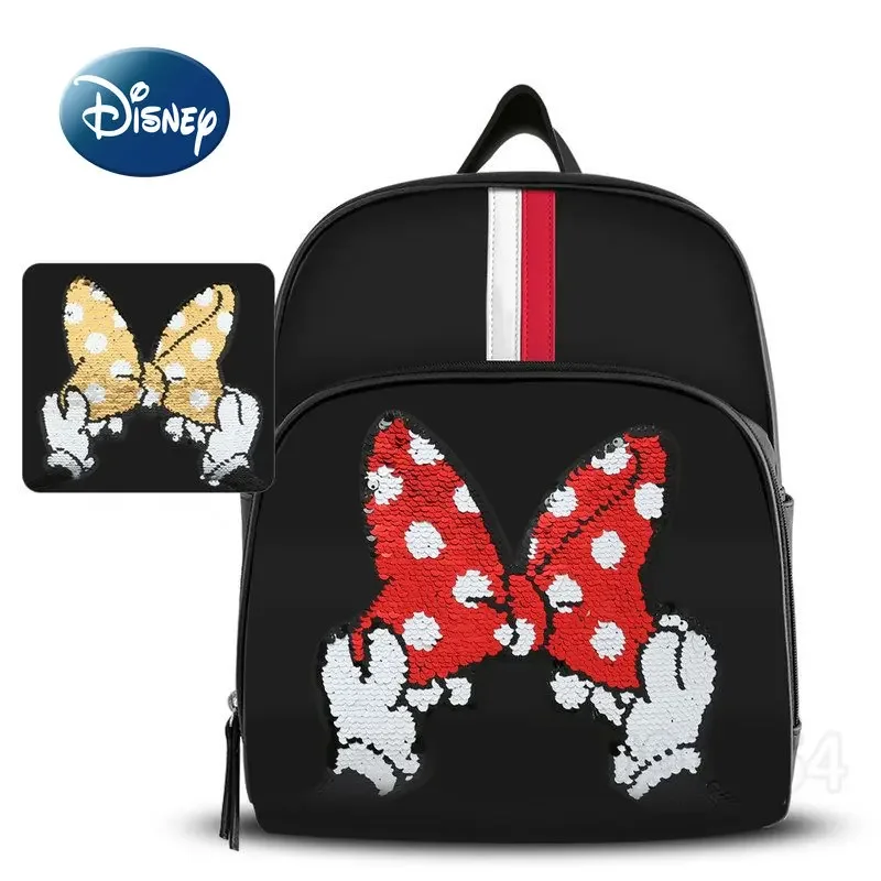 Disney Mickey Minnie's New Diaper Bag Backpack Luxury Brand Original Baby Diaper Bag Cartoon Fashion Baby Bag Large Capacity