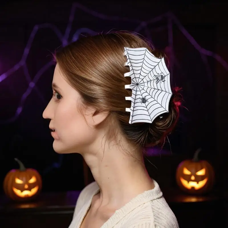 คลิปน้ำส้มสายชูใยแมงมุมที่สร้างสรรค์ไม่ซ้ำใครแฟชั่นคลิปตกแต่งปาร์ตี้ผมอเนกประสงค์อุปกรณ์เสริมผมวัสดุอื่นๆ