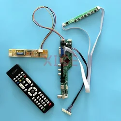 Driver Board Fit B154EW01 B154EW02 B154EW04 B154EW08 LVDS 30-Pin Analog TV DIY Kit LCD Display IR+USB+AV+HDMI+VGA 1280*800 1CCFL
