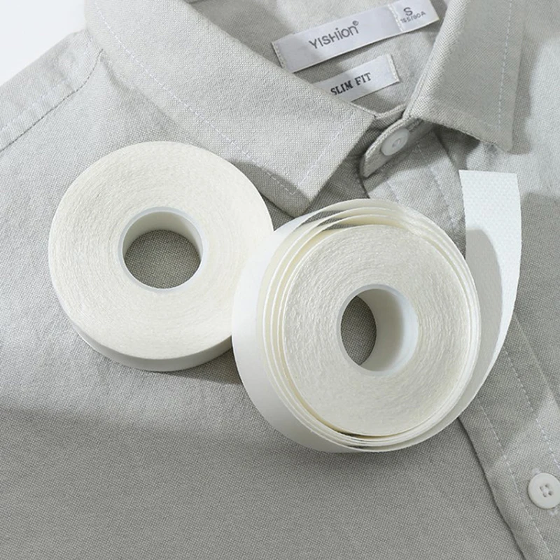 Auto-adesivo Collar Styling Tape, Anti-Suor-remoção Pads, Almofadas de Apoio Camisa, Protetor de Pescoço, Não urdidura, 1 Rolo