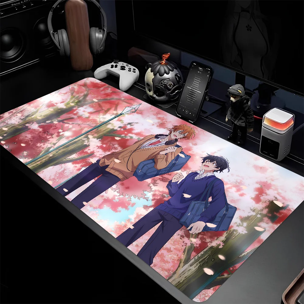 Sasaki And Miyano Anime Mousepad Large Gaming Mouse Pad LockEdge Thickened Computer Keyboard Table Desk Mat