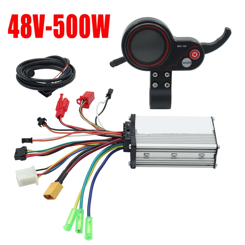 1set Electric Scooter Controller 36/48V Motor Controller With LCD Display  For Kugoo 6pin 500W Power Cycling Practical Tools