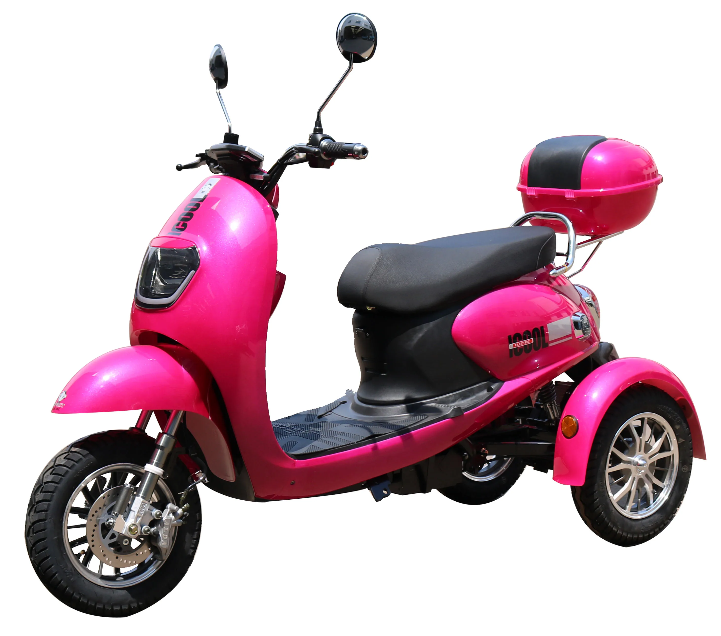 New Arrival Adult Electric Tricycle Open Three-Wheeler Electric Scooter 1000W Motor For Passenger