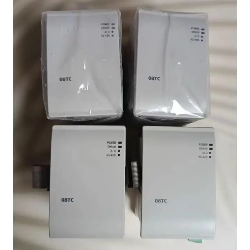 Teste do módulo PLC DVP08TC-H2 de segunda mão OK, entrega rápida