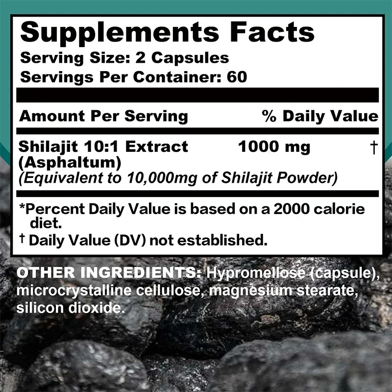 Shilajit - High Potency for Energy Boost & Immune Support, Focus Healthy CareSupplements