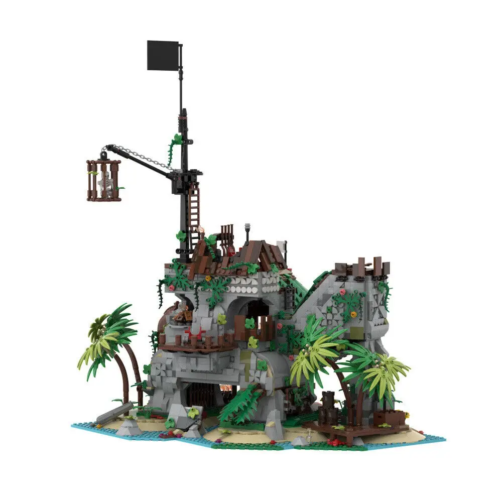 

Forbidden Island Model 2953 Pieces for 6270 Building Kit Building Set MOC Build