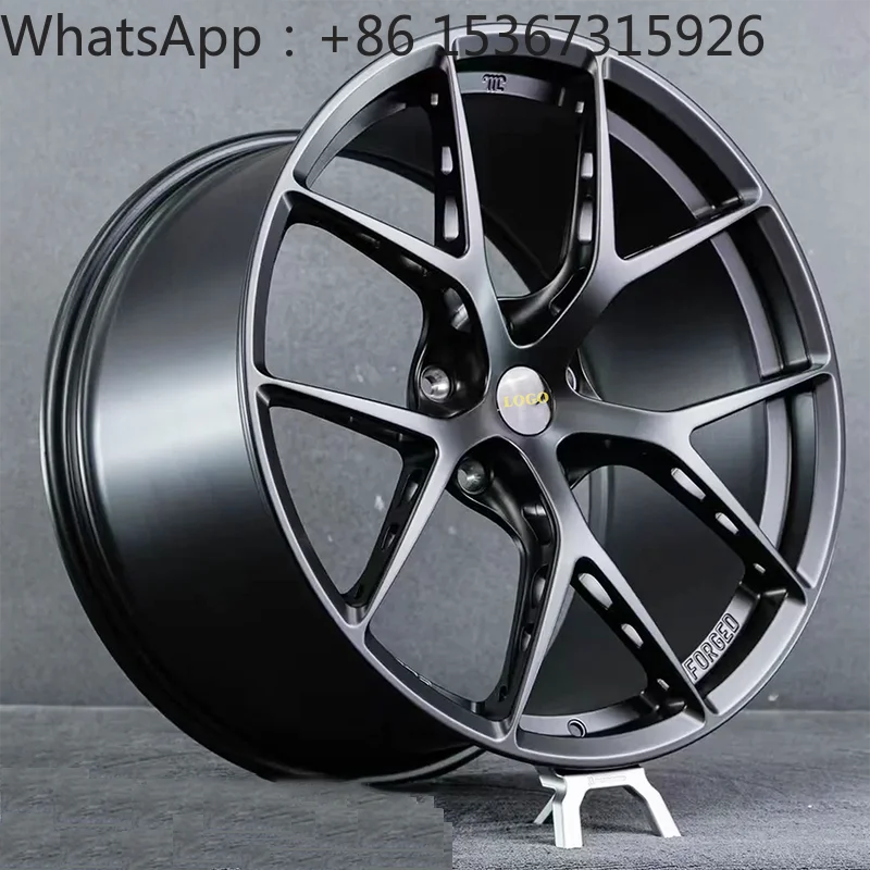 

18-20 Inch 5x112 5x120 PCD 6061 Aluminum Alloy One-Piece Silver Custom Forged Wheel Rims Universal Luxury Sports Car Wheels