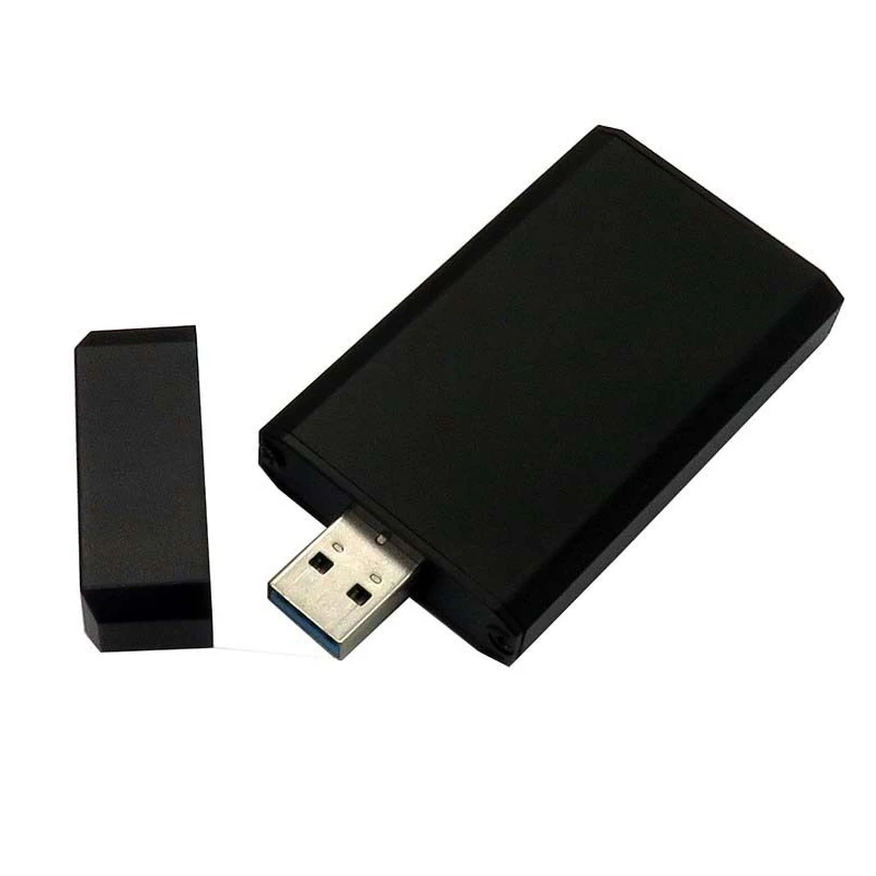 30x50mm mSATA SSD Enclosure Mobile Hard Disk Box Mini PCIe mSATA SSD to USB3.0 Converter Adapter Enclosure Case mSATA to USB 3.0