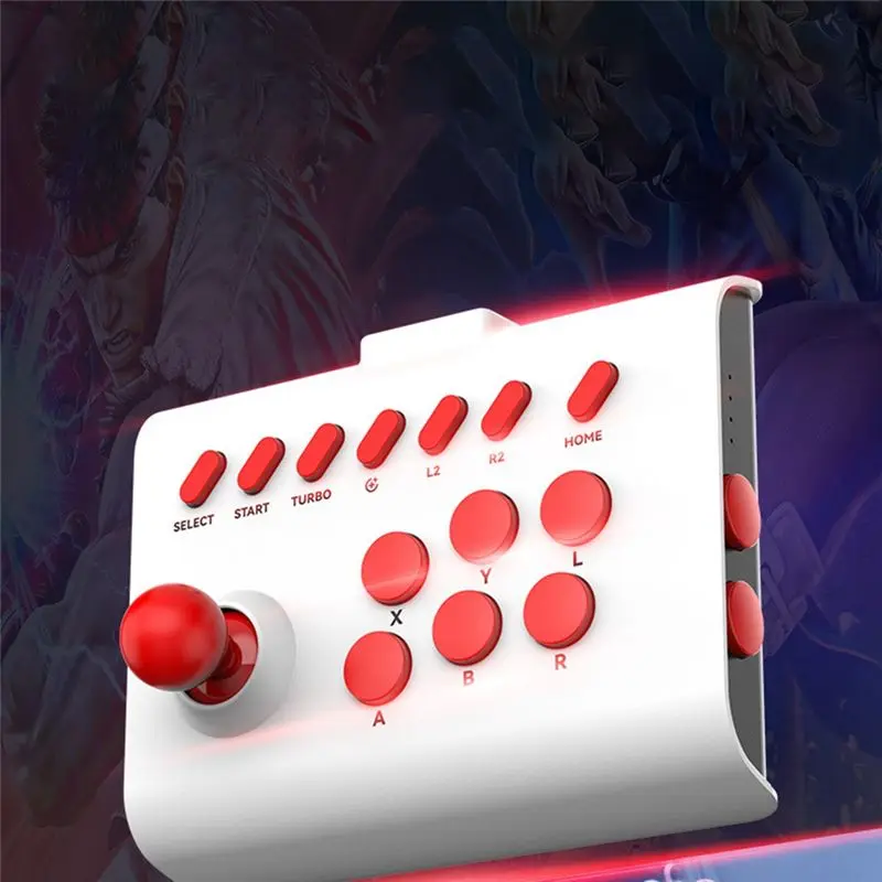 【estr】-24g-ワイヤレス-有線ゲームジョイスティックコントローラー-コンソールロッカー対戦ゲームジョイスティックスイッチアクセサリー-a