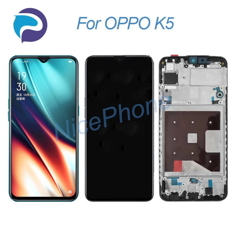 for OPPO K5 LCD Screen + Touch Digitizer Display 2340*1080 PCNM00 K5 LCD Screen Display