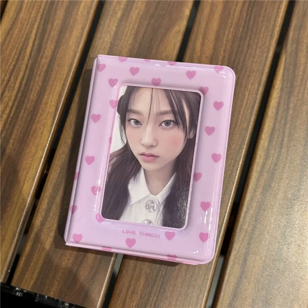 Cute 3 inch Mini Kpop Album Cute Name Card Book Card Binder Photo Album with 20 Pockets Small Card Booklet Photo Album