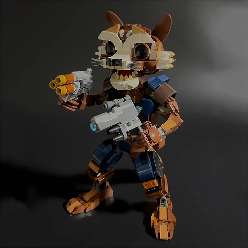 Creative Movie Guardians Galaxy Rocket Raccoon Building Blocks SUPERHEROES Avengers Model Figures Assemble Bricks Toys Gift Kids