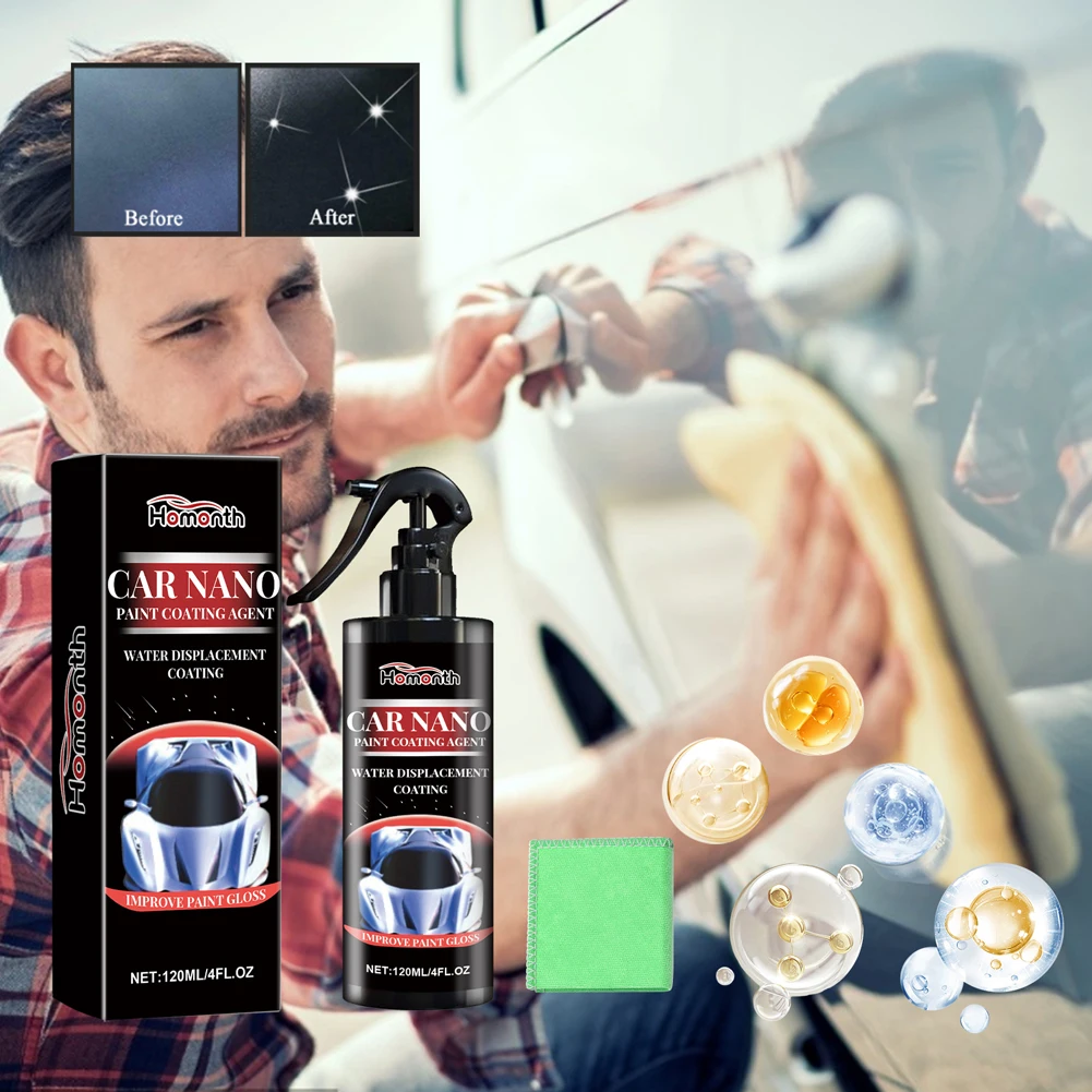 

120ml Polishing Paint Coating Agent Car Coating Polishing Spray Car Nano Repairing Spray Fast Repairing Scratch Spray