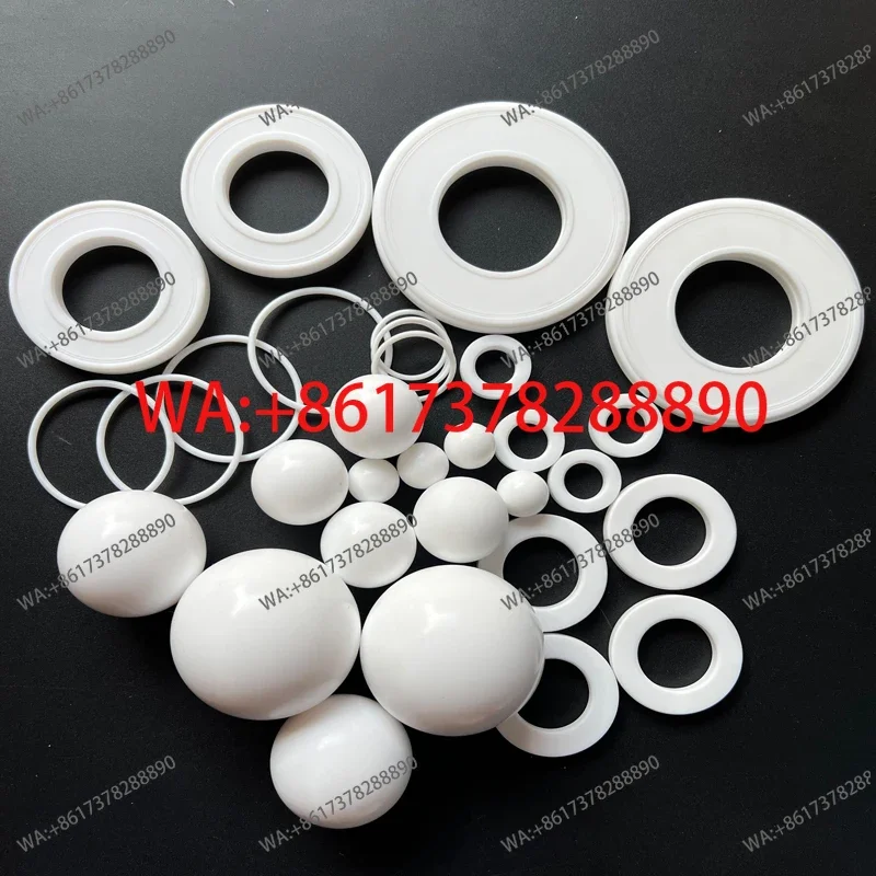 ARO pneumatic diaphragm pump 1 / 2/ 3 inch pump PTFE ball pad sealing ring ball seat PTFE gasket valve ball