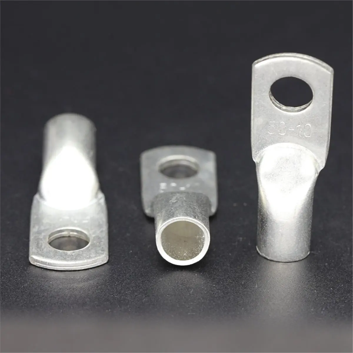 A45I 40pcs Tinned Copper Wire Nose Terminal Crimp SC Type Lugs Ring Cable Connector 25mm2 M6,/M8/M10 Sc25-8