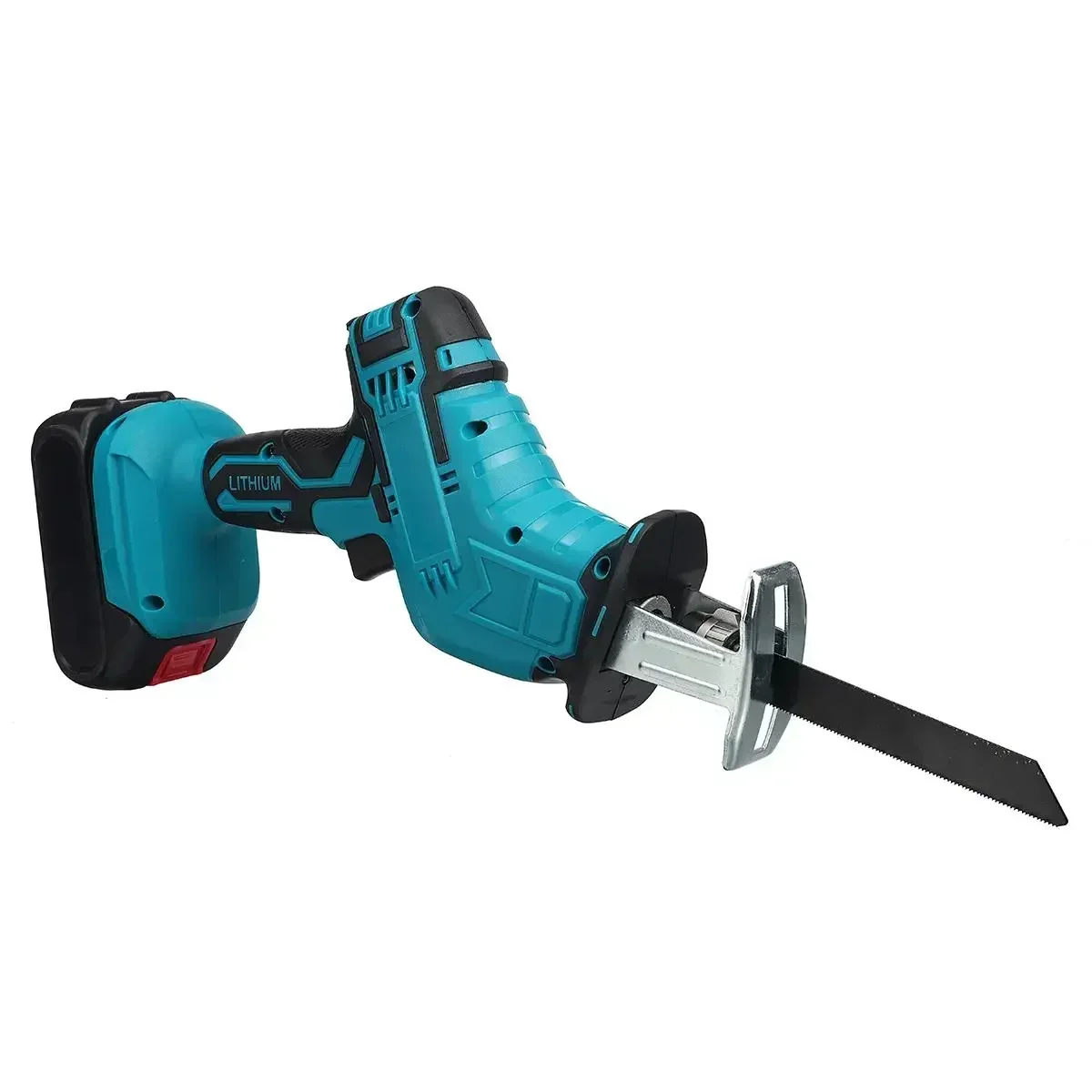 21V Cordless Electric Reciprocating Saw Quick Change Blade Rechargeable Li-ion Battery Saw Metal Wood PVC Cutting Power Tools