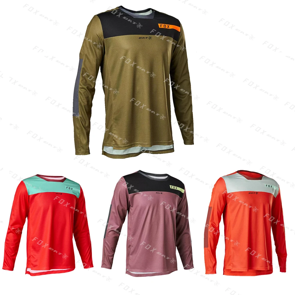 

Men's Cycling Sweatshirt Downhill Jersey BatFox Motocross Mountain Enduro Bike Clothing MTB Shirts Offroad DH Cycling Sweatshir