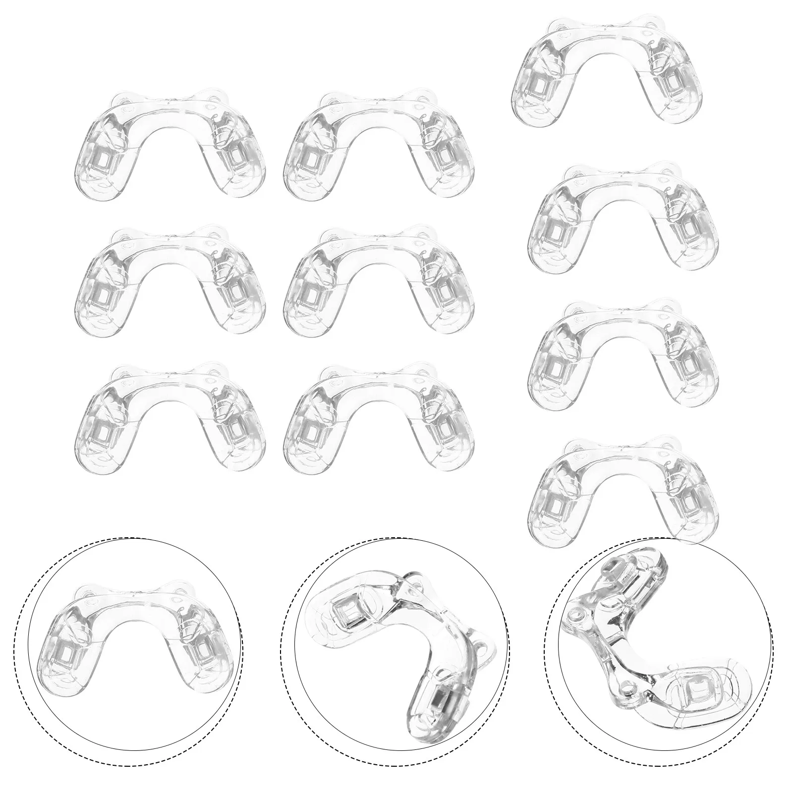 

1Set Soft Silicone U Shape 's Glasses Nose Pads Non-Slip Eyeglasses Nose Bridge for Sports Climbing Surfing