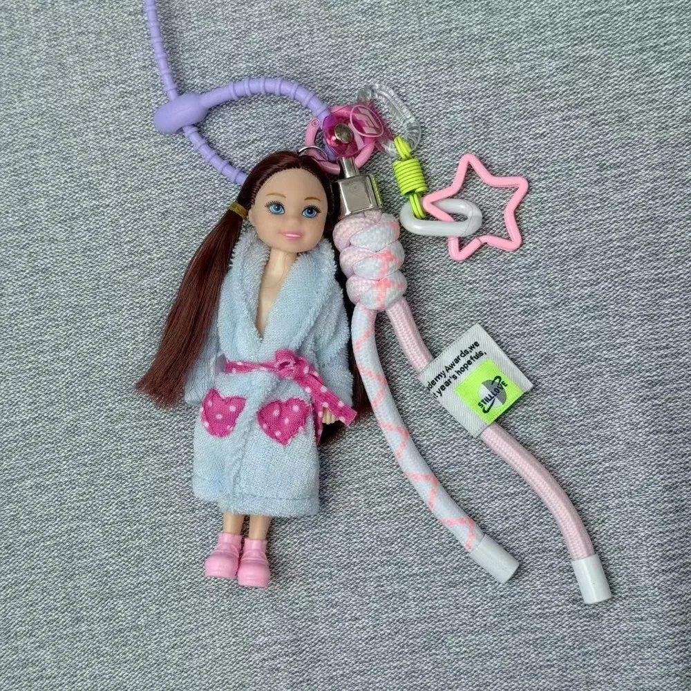 New Cute Doll Pendant Hanging Ornament DIY Change Clothes Keychain Bag Decoration Gift