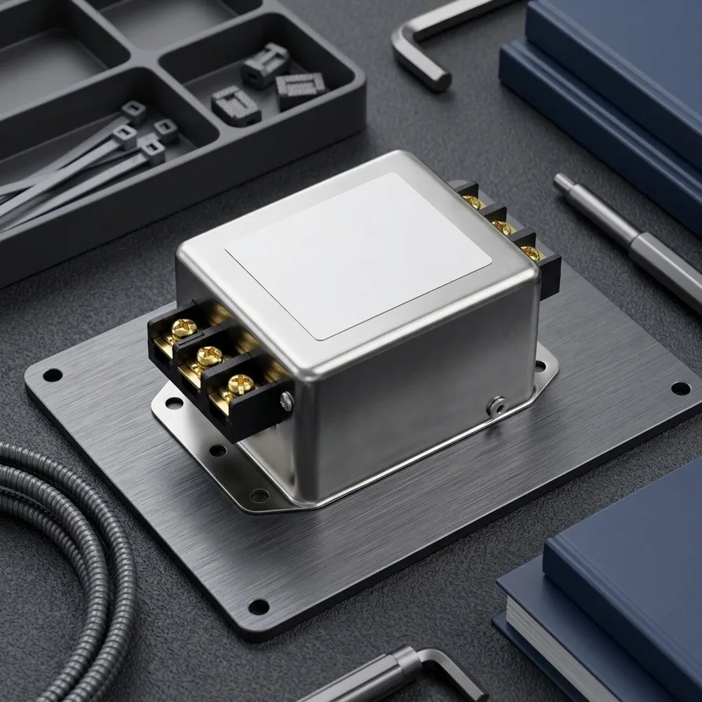 CW4L2-2S For Filter for Single Phase Applications with For DIN Rail Mounting Support 115/250VAC 3A 20A 40A Options
