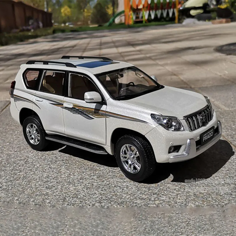 Diecast Original 1:18 Scale Toyota Prado LC150 Simulation Alloy Car Model Static Display Collectible Gift Souvenir Decration