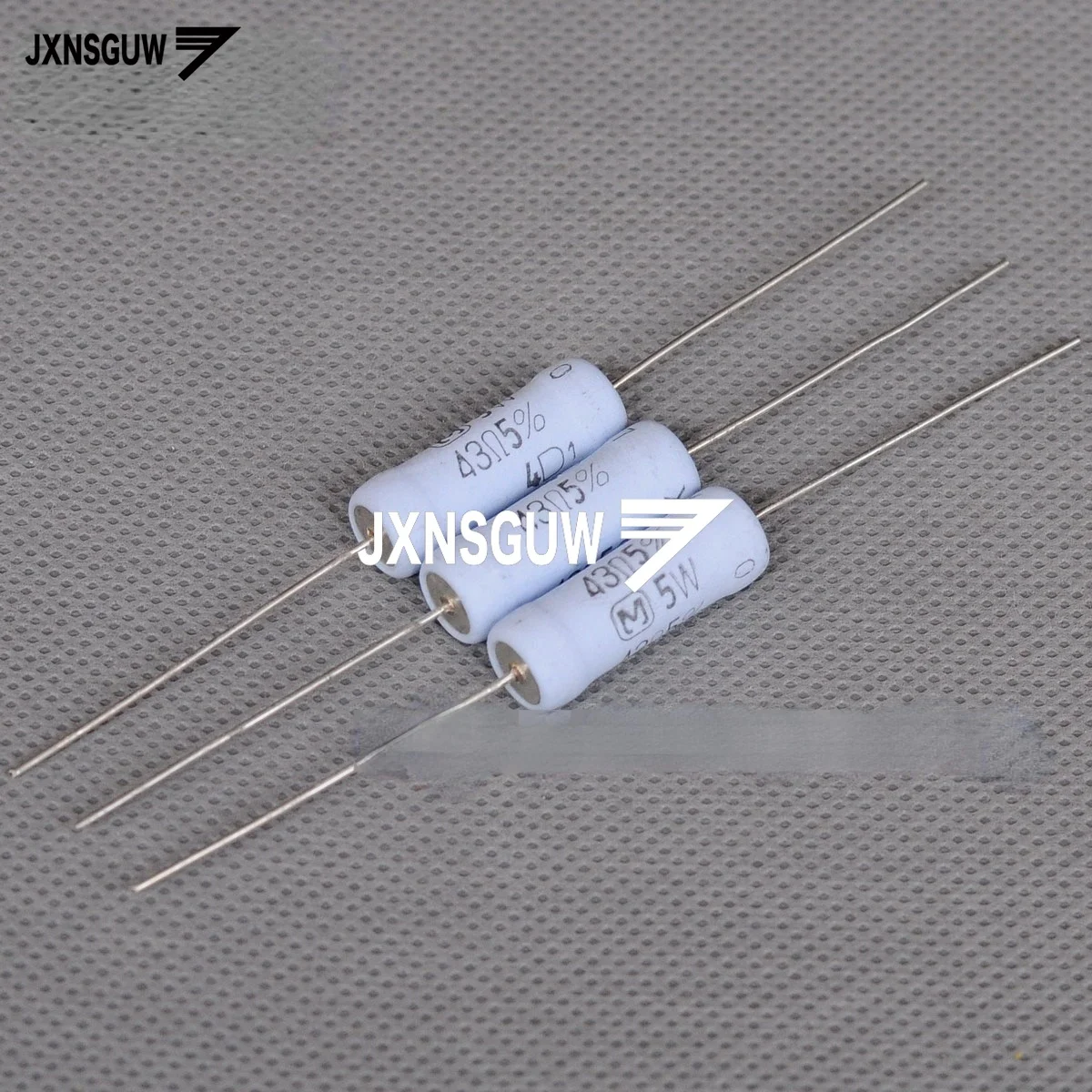 10PCS Original Matsushita 5% 5W43R 24x8.5mm Metal oxide film resistor 5W 43R Fever resistance 43R 5W 43ohm