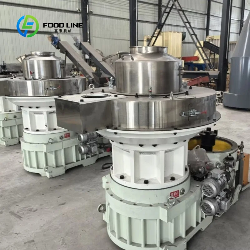Customized automatic pellet press bio‑raw material pelleting unit 200‑5000kg/h for alfalfa straw bagasse biomass production line