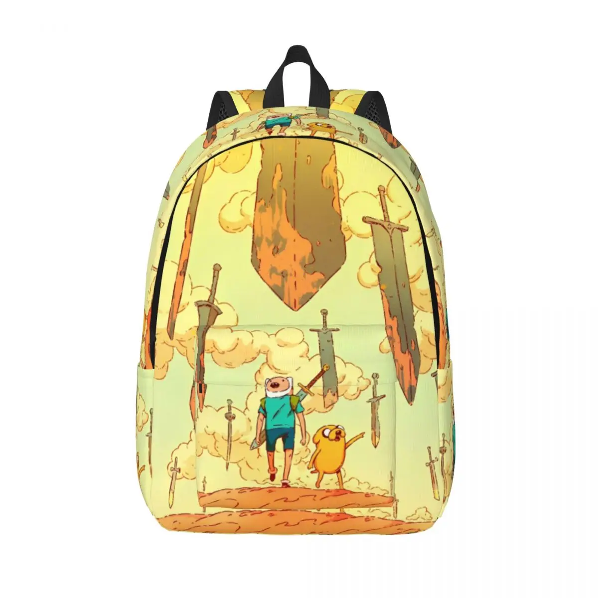 Adventured Times for Men Women Student School Book Bags Fantasy Animated Tv Series Daypack Middle High College Sports