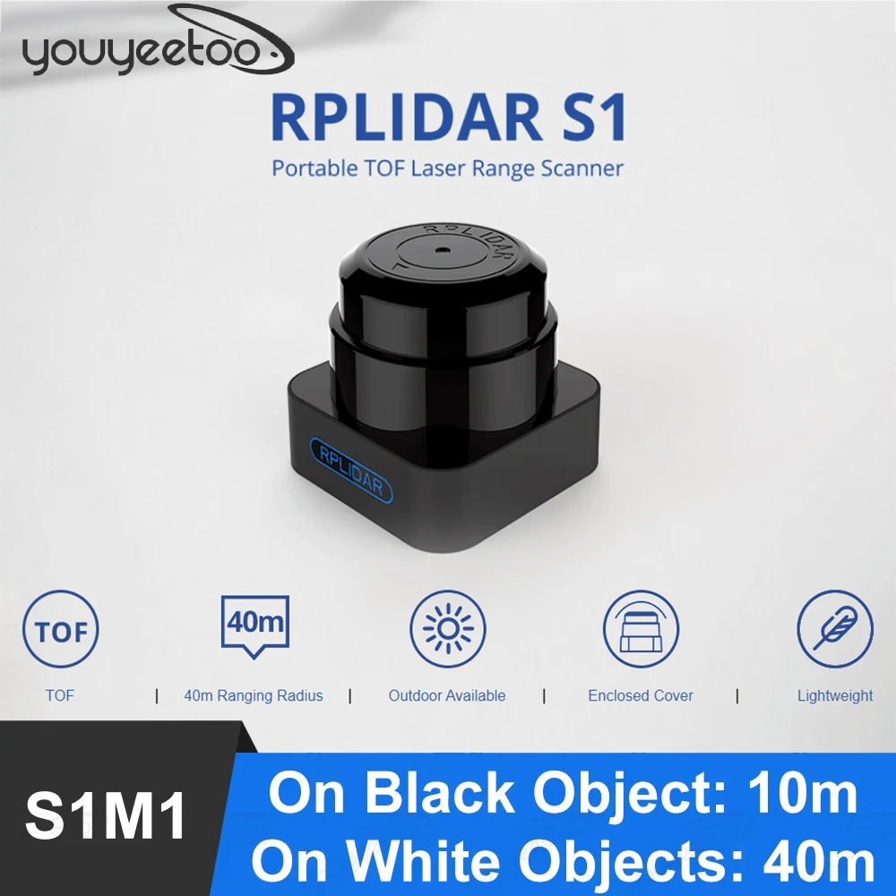 Slamtec RPLIDAR S1M1 360 degree Scanning Radius LIDAR TTL UART Sensor Scanner Works well both in indoor and outdoor environment