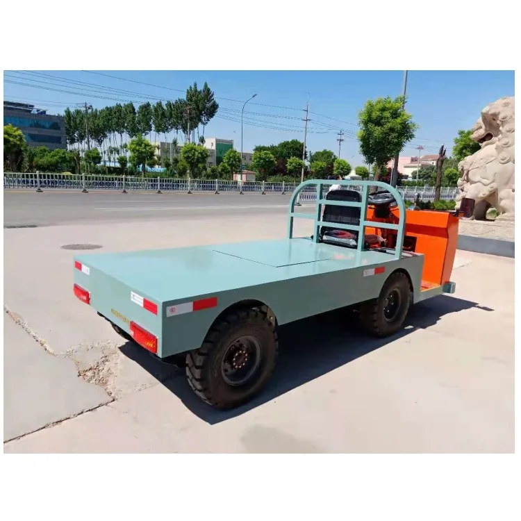 flatbed container semi trailer electric utility vehicle For Warehouse