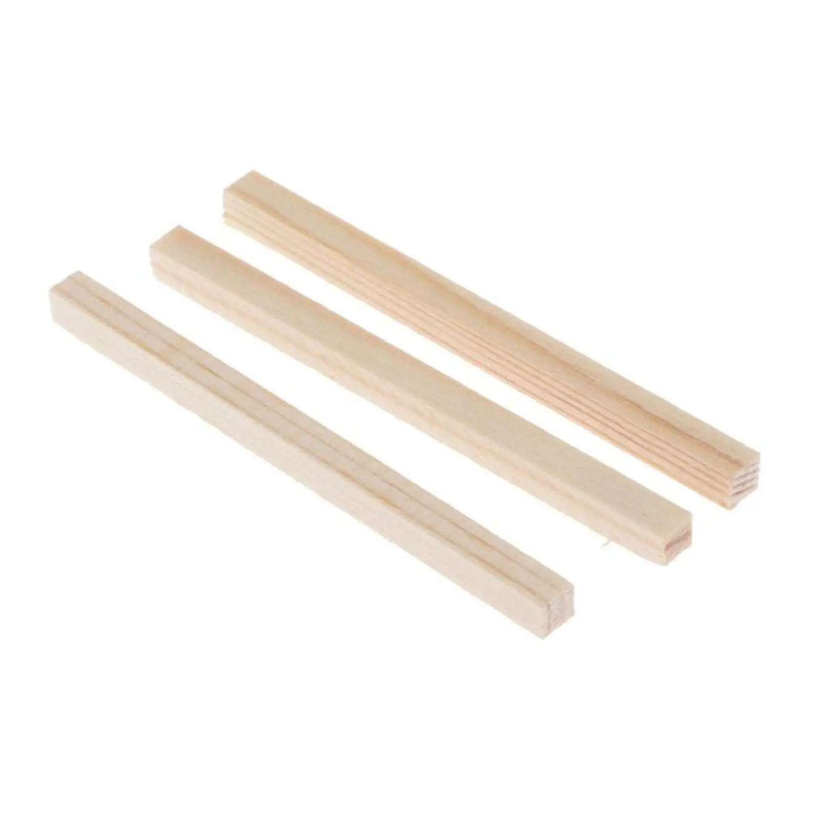 Bastoncini di Legno Grezzo Assortiti, Blocchi per Artigianato, Aste per Modellismo per Progetti di Prototipi Architettonici