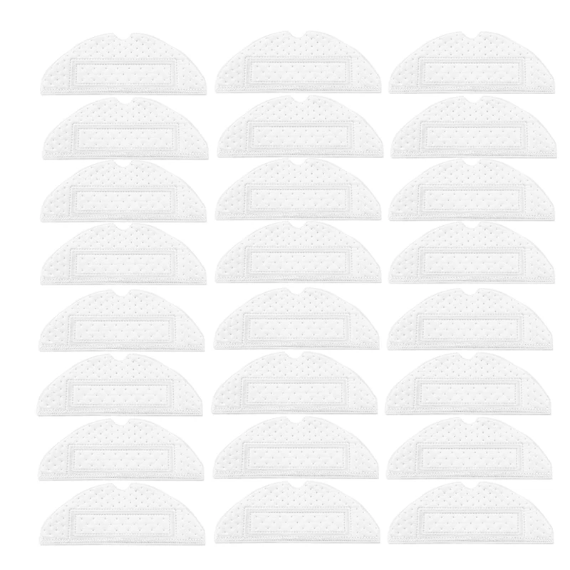 24Pcs Disposable Mop Cloth Replacement for S7 T7S Plus Robotic Vacuum Cleaner Pad Rags Spare Parts Kits