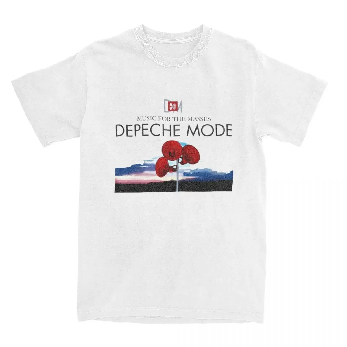 Novelty Depeches Cool Modes Print T-Shirt for Men Crewneck Pure Cotton T Shirt 2024 World Tour Short Sleeve Tees Summer Tops