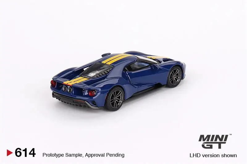 MINI GT 1:64 Ford GT Sunoco Blue LHD Diecast Model Car