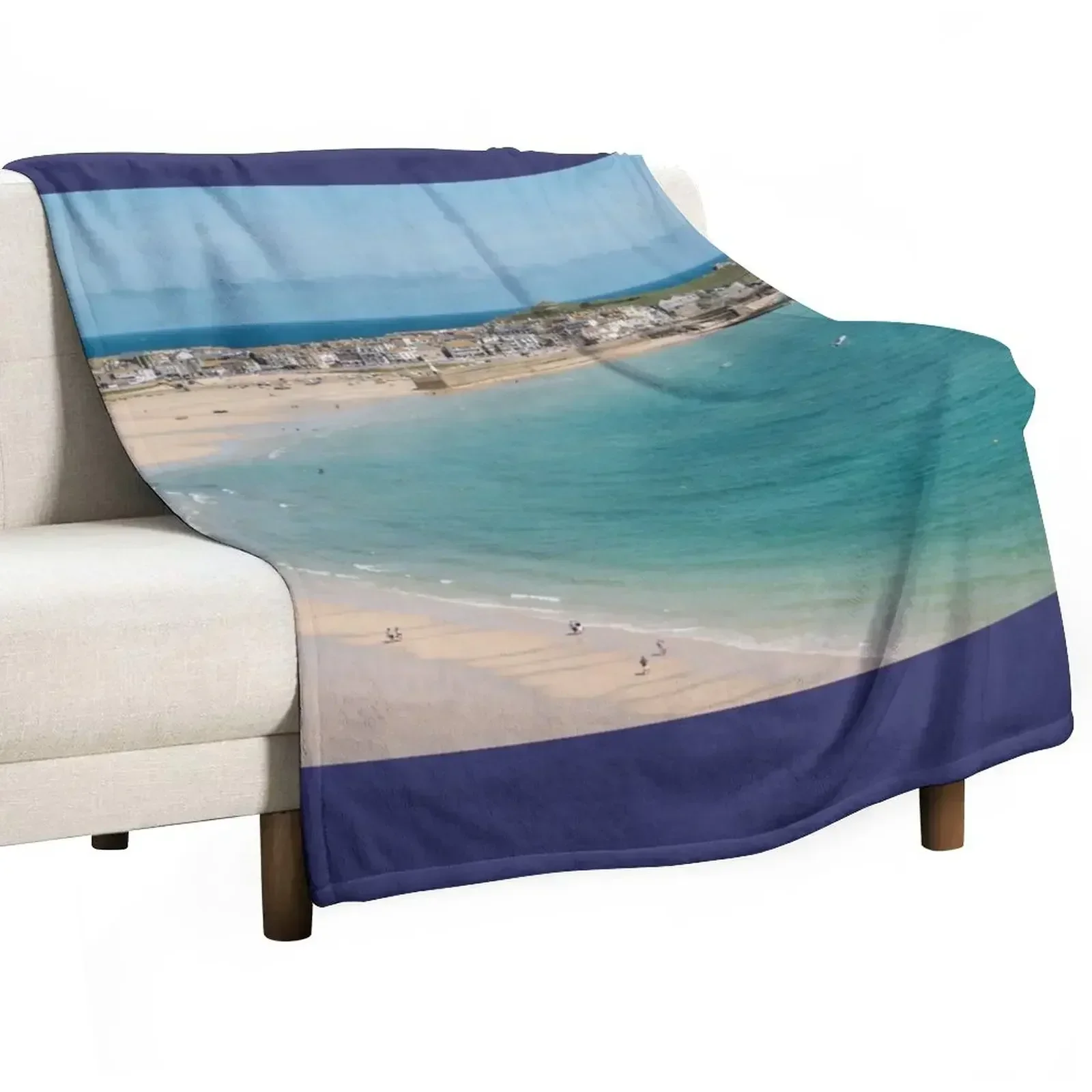 New St Ives panorama Throw Blanket christmas gifts wednesday funny gift Flannels Personalized Gift warm winter Blankets