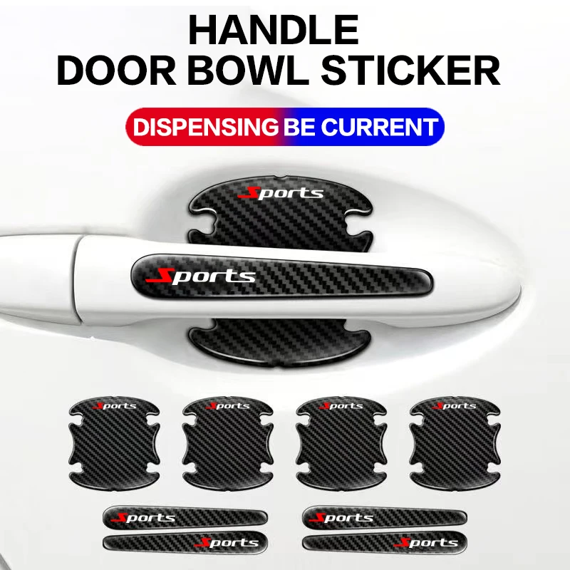

Car door handle stick anti-collision strip carbon fiber protective film modification film car sticker scratch shield anti-scratc