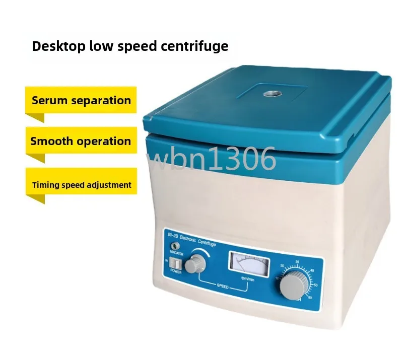 80-2B Benchtop Low Speed Centrifuge, Digital Display Laboratory Centrifugal Precipitator Serum Separation 4000 Rpm