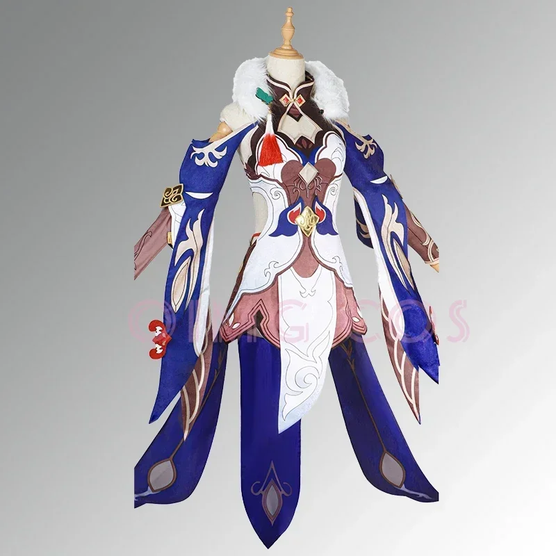 Cosxie yukong cosplay traje honkai estrela ferroviário carnaval uniforme peruca anime trajes de halloween jogo masculino
