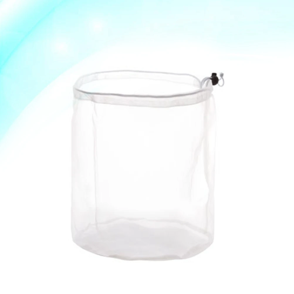 

Reusable Polyester Mesh Bag for Gym Clothes Laundry Swimming Gear Drawstring Bag Large Size Dirty Clothes Storage Solution