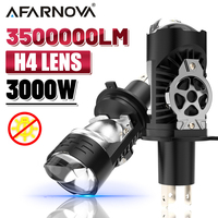 Projector H4/9003/HB2 LED Car Headlight Bulbs Lens 3500000LM 3000W Canbus Turbo Auto Bulb H4 High Low Light Fog lamp bulb12V 24V