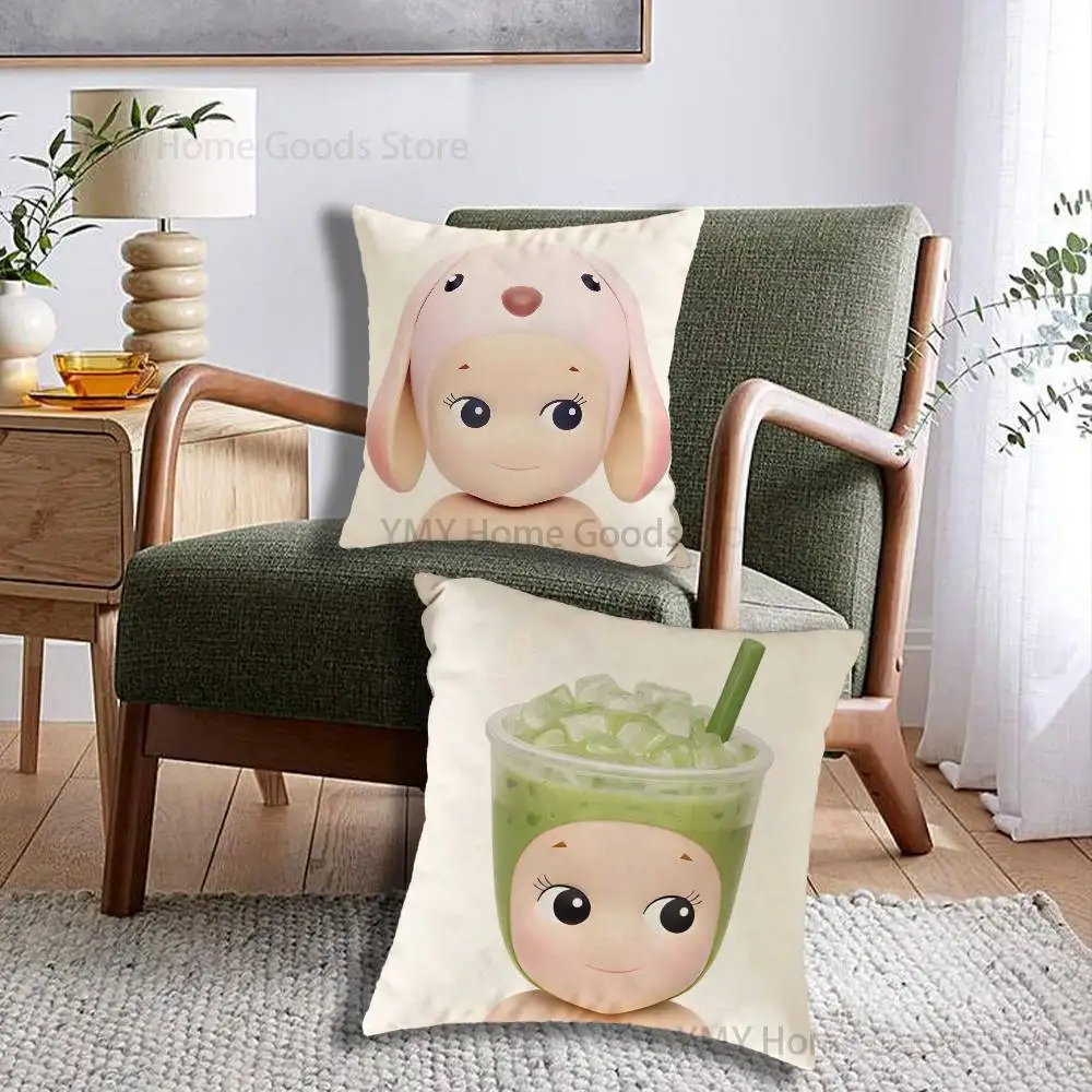 Fun of Blind Boxes S-Sonny A-Angel Gifts PillowCase Sofa Cushion Cover Suitable For Home Bedroom Room custom Decor