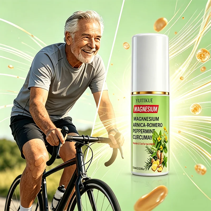 YUITIKUE Natural Plant Magnesium Spray Gentle Skin Friendly Cool Calm Muscle Joint Easy Application Body Care Mist