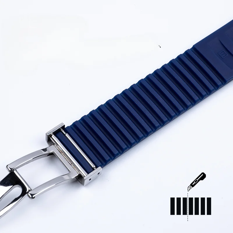 Soft and Elastic Silicone Rubber Watch Strap  for Patek Philippe 5167R Grenade Aquanaut Series 21MM Watch Strap