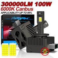 XSTORM D1S D3S LED Headlight Canbus 300000LM 100W D1R D3R D2R D2S LED Light Xenon Bulb D4S D4R Auto Light 6500K Plug&Play