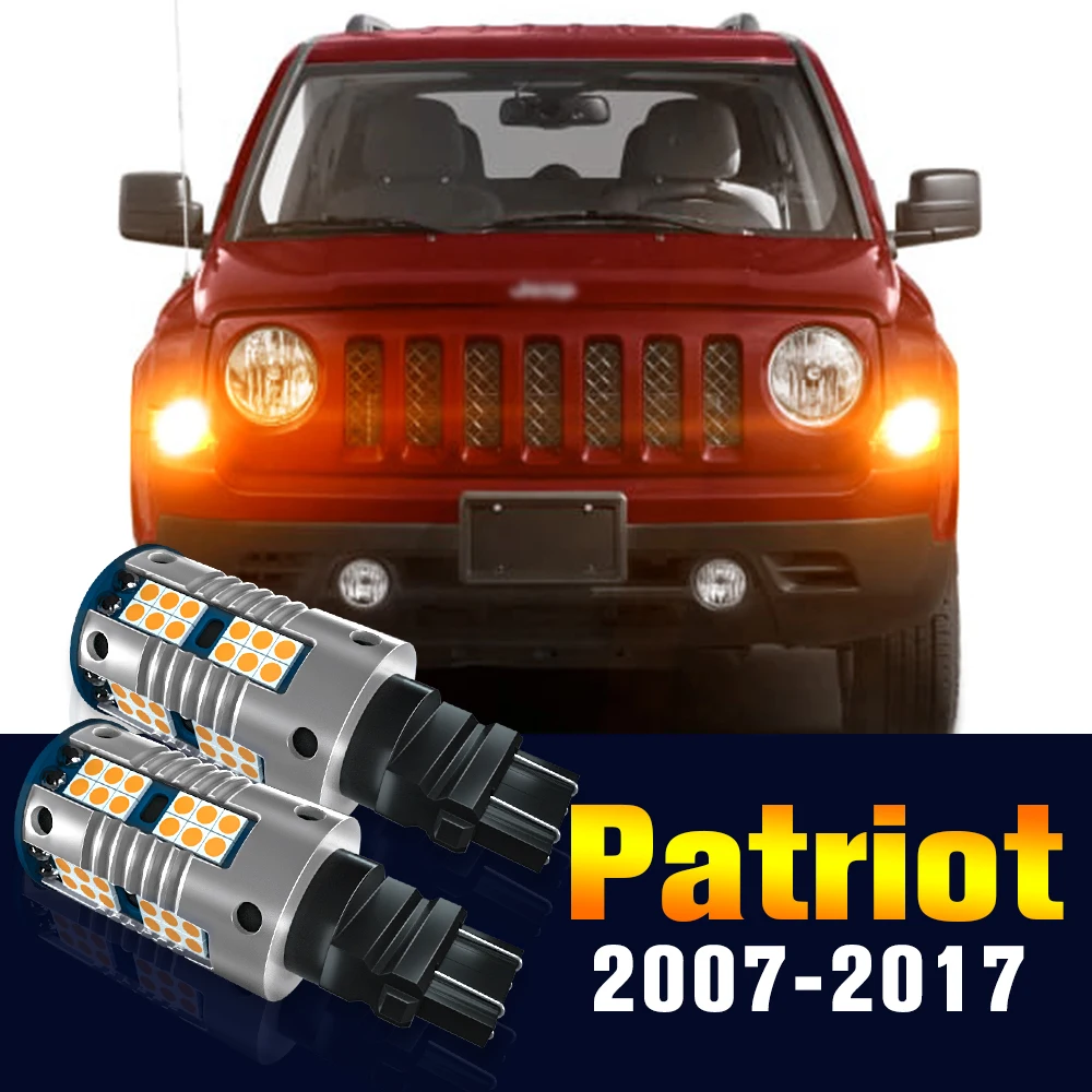 

2pcs LED Turn Signal Light Bulb Turning Lamp For Jeep Patriot MK 2007-2017 2009 2010 2011 2012 2013 2014 2015 2016 Accessories