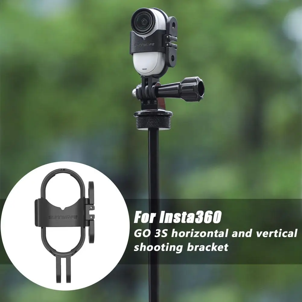 For Insta360 Go 3/3s Frame Thumb Camera Adapter Extension Bracket Horizontal Vertical Shot Border For Insta360 Go3/3s Acces G5w2