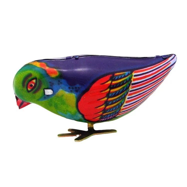 MS029 Sroka cynowa, nostalgiczna kolekcja retro zabawek Rekwizyty fotograficzne Zabawki blaszane