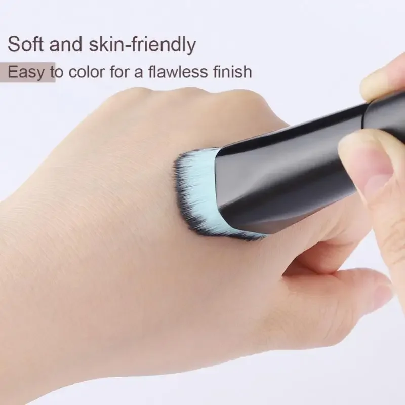 Makeup Brushes & Tools Single Foundation Brush Small Beveled Flat Brush Head Fits The Skin Tightly Makeup Brush