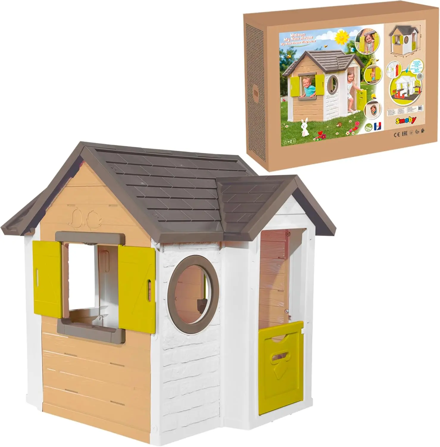 

Smoby - Детский садовый домик Maison My New House 810406 - Настраиваемый с аксессуарами Smoby